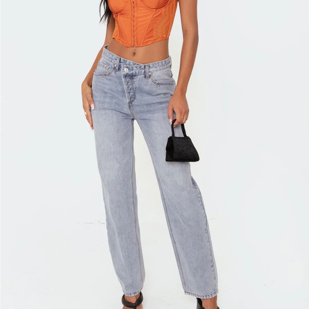 NWT - Editked | Boyfriend Jeans (Light Blue)